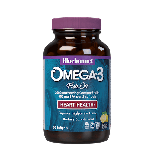 Bluebonnet Nutrition Omega-3 Fish Oil Heart Health