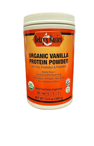 Betsy_s Basics Organic Vanilla Protein Powder