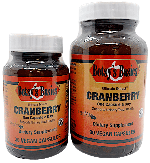 Betsy_s Basics Ultimate Extract Cranberry One Capsule a Day Vegan Capsules