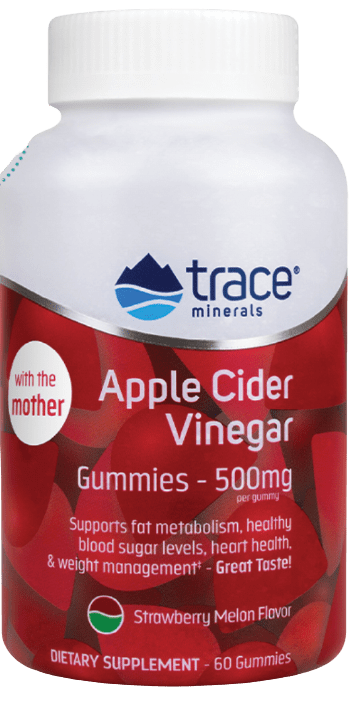 Trace Minerals Apple Cider Vinegar 500 mg Gummies