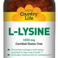 L-LYSINE 1000 MG 100 TAB By Country Life