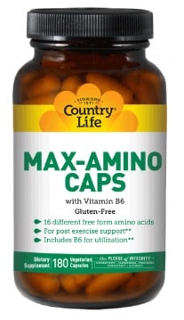 MAX-AMINO 180 VCAP By Country Life