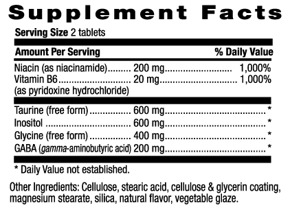 Country Life GABA RELAXER SUPPLEMENT FACTS
