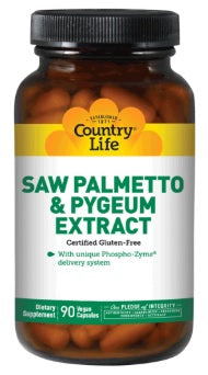 SAW PALMETTO & PYGEUM EXTRACT 90 VCAP By Country Life