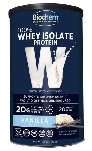 100% WHEY PROTEIN VANILLA FLAVOR By Country Life