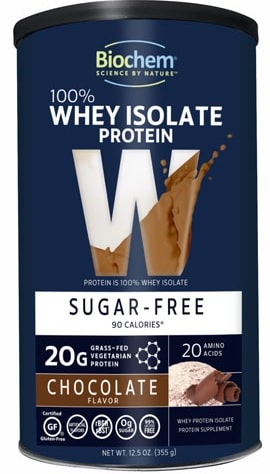 100% WHEY SUGAR FREE PROTEIN CHOCOLATE FLAVOR 12.5 oz By Country Life