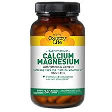 CALCIUM MAGNESIUM WITH VITAMIN D COMPLEX 120 VCAP By Country Life