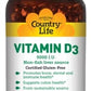 VITAMIN D3 5,000 I.U 200 SG By Country Life