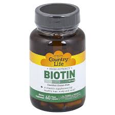 HIGH POTENCY BIOTIN 10 MG 60 VCAP By Country Life