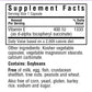 Bluebonnet Nutrition Dry E-400 IU Supplement Facts