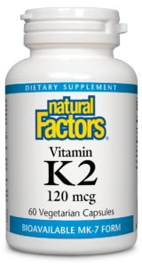 Natural Factors Vitamin K2 NOW 120 mcg