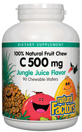 Natural Factors VITAMIN C 500 MG Jungle Juice