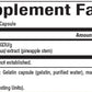 NATURAL FACTORS BROMELAIN 500 MG Supplement Facts