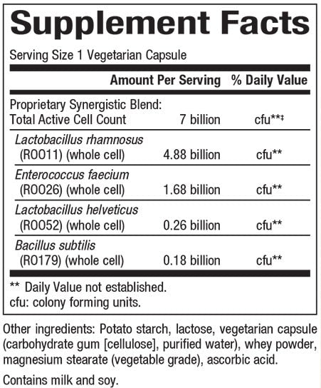 NATURAL FACTORS RELIEFBIOITC SUPPLEMENT FACTS