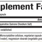 NATURAL FACTORS BIOPQQ 20 MG Supplement Facts