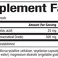 NATURAL FACTORS L-CARNOSINE 500 MG SUPPLEMENT FACTS
