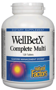 WELLBETX COMPLETE MULTI 120 TAB BY NATURAL FACTORS 