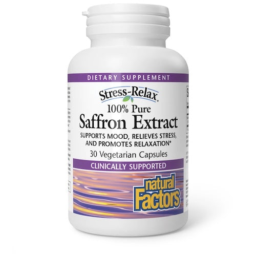 Natural Factors Stress-Relax 100 percent pure Saffron Extract