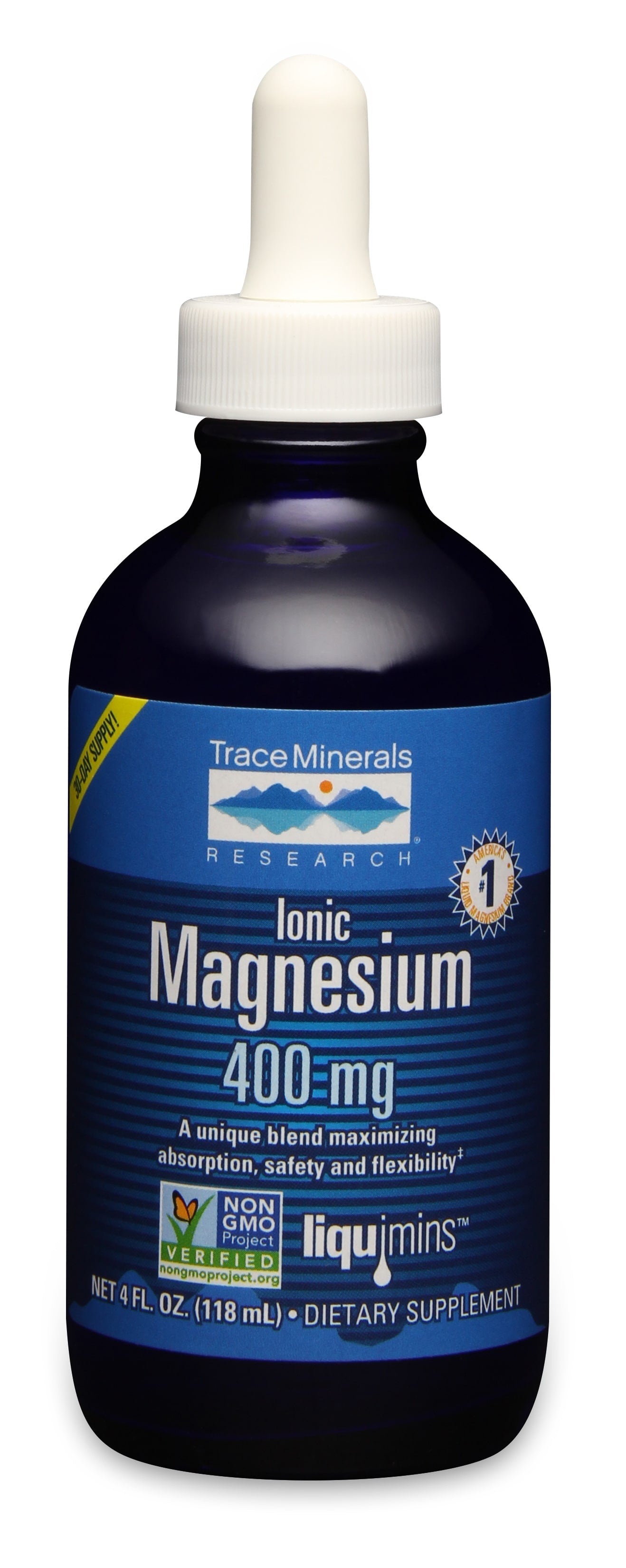 IONIC MAGNESIUM 2 OZ BY TRACE MINERALS 