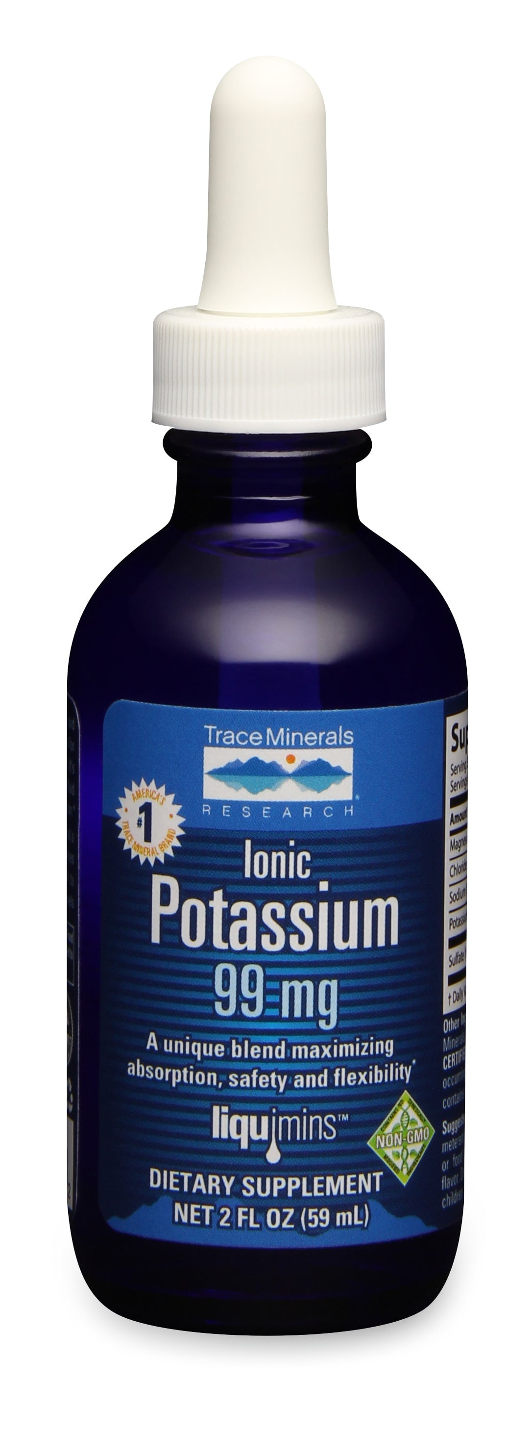 IONIC POTASSIUM 99 MG 2 OZ BY TRACE MINERALS