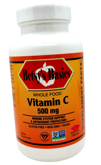 Betsy_s Basics Whole Food Vitamin C 500 mg