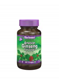 STANDARDIZED AMERICAN GINSENG ROOT EXTRACT 60 VCAP BY BLUEBONNET NUTRITION 