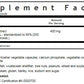 BLUEBONNET NUTRITION STANDARDIZED TURMERIC ROOT EXTRACT SUPPLEMENT FACTS