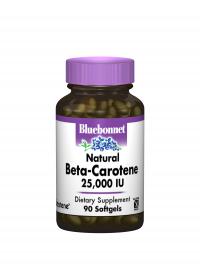 NATURAL BETA-CAROTENE 25,000 IU 90 SGL BLUEBONNET NUTRITION 