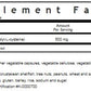 BLUEBONNET NUTRITION NAC 500 MG SUPPLEMENT FACTS