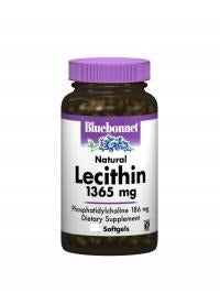 NATURAL LECITHIN 1365 MG 90 SGL BLUEBONNET NUTRITION 