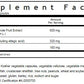 BLUEBONNET NUTRITION SUPER FRUIT POMEGRANATE WHOLE FRUIT SUPPLEMENT FACTS
