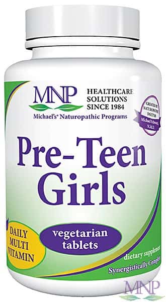 Michaels Naturopathic Programs Pre-Teen Girls Daily Multi Vitamin