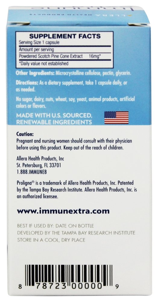 Allera Immune Extra 60 Supplement Facts